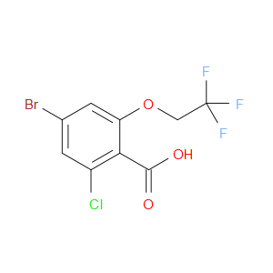 Benzoic acid, 4-bromo-2-chloro-6-(2,2,2-trifluoroethoxy)-
