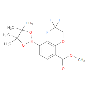 Benzoic acid, 4-(4,4,5,5-tetramethyl-1,3,2-dioxaborolan-2-yl)-2-(2,2,2-triflu...