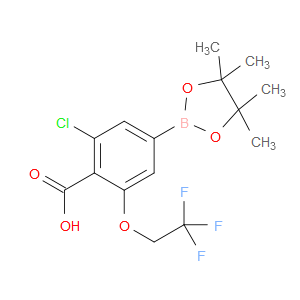 Benzoic acid, 2-chloro-4-(4,4,5,5-tetramethyl-1,3,2-dioxaborolan-2-yl)-6-(2,2...