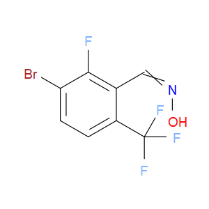 Benzaldehyde, 3-bromo-2-fluoro-6-(trifluoromethyl)-, oxime