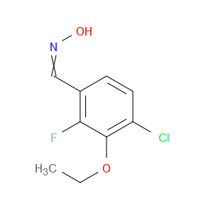 Benzaldehyde, 4-chloro-3-ethoxy-2-fluoro-, oxime