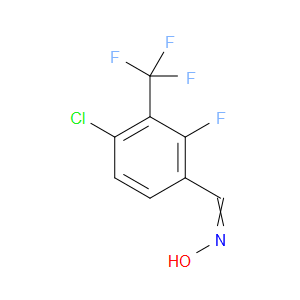 Benzaldehyde, 4-chloro-2-fluoro-3-(trifluoromethyl)-, oxime