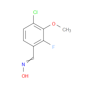 Benzaldehyde, 4-chloro-2-fluoro-3-methoxy-, oxime