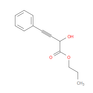 Propyl 2-hydroxy-4-phenyl-3-butynoate