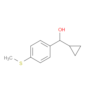 α-Cyclopropyl-4-(methylthio)benzenemethanol