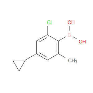 B-(2-Chloro-4-cyclopropyl-6-methylphenyl)boronic acid