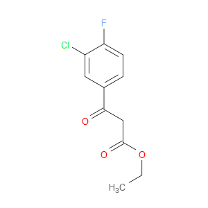 Ethyl 3-chloro-4-fluoro-β-oxobenzenepropanoate