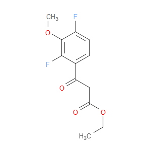Ethyl 2,4-difluoro-3-methoxy-β-oxobenzenepropanoate