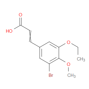 3-(3-Bromo-5-ethoxy-4-methoxyphenyl)-2-propenoic acid