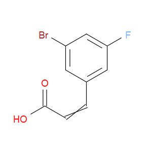 3-(3-Bromo-5-fluorophenyl)-2-propenoic acid