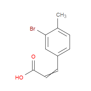 3-(3-Bromo-4-methylphenyl)-2-propenoic acid