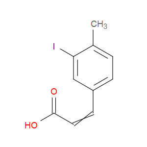 3-(3-Iodo-4-methylphenyl)-2-propenoic acid