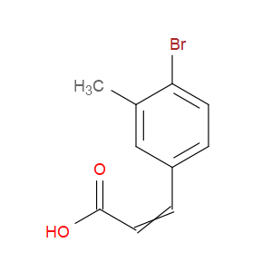 3-(4-Bromo-3-methylphenyl)-2-propenoic acid