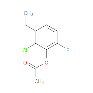 Phenol, 2-chloro-3-ethyl-6-fluoro-, 1-acetate