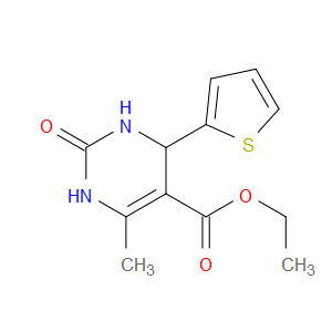 Ethyl 2-hydroxy-4-methyl-6-(2-thienyl)-1,6-dihydro-5-pyrimidinecarboxylate