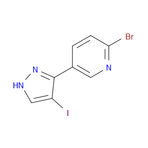 2-bromo-5-(4-iodo-1H-pyrazol-3-yl)pyridine