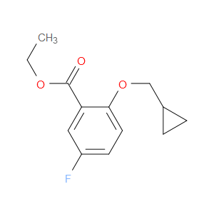 Ethyl 2-(cyclopropylmethoxy)-5-fluorobenzoate