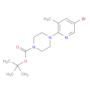 5-Bromo-2-(4-BOC-piperazin-1-yl)-3-methylpyridine