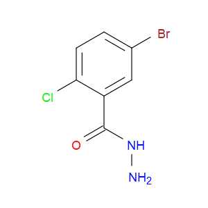Benzoic acid, 5-bromo-2-chloro-, hydrazide