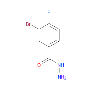 Benzoic acid, 3-bromo-4-fluoro-, hydrazide