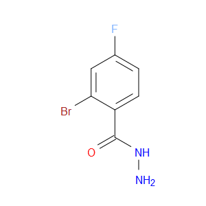 Benzoic acid, 2-bromo-4-fluoro-, hydrazide