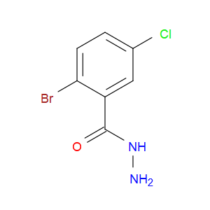 Benzoic acid, 2-bromo-5-chloro-, hydrazide