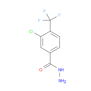 Benzoic acid, 3-chloro-4-(trifluoromethyl)-, hydrazide