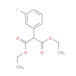 Propanedioic acid, 2-(3-fluorophenyl)-, 1,3-diethyl ester