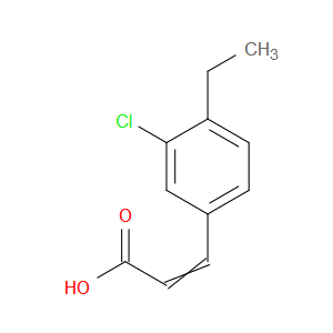 3-(3-Chloro-4-ethylphenyl)-2-propenoic acid