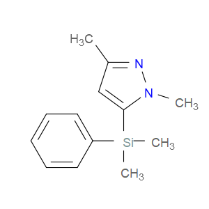 5-(Dimethylphenylsilyl)-1,3-dimethyl-1H-pyrazole