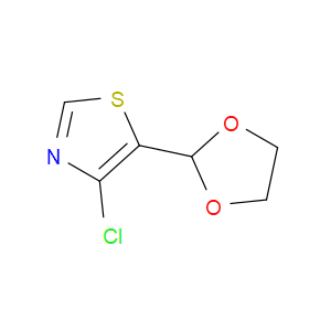 4-chloro-5-(1,3-dioxolan-2-yl)thiazole
