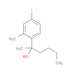 α-Butyl-4-fluoro-α,2-dimethylbenzenemethanol