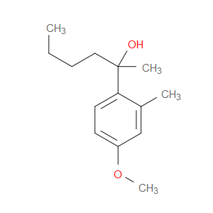 α-Butyl-4-methoxy-α,2-dimethylbenzenemethanol