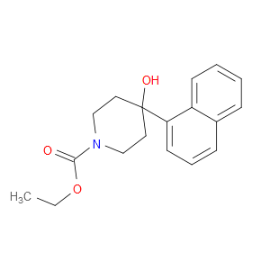 Ethyl 4-hydroxy-4-(1-naphthalenyl)-1-piperidinecarboxylate