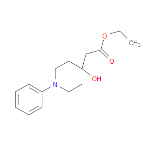 Ethyl 4-hydroxy-1-phenyl-4-piperidineacetate