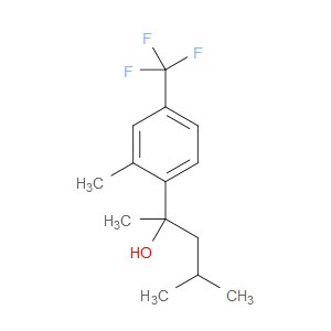 α,2-Dimethyl-α-(2-methylpropyl)-4-(trifluoromethyl)benzenemethanol