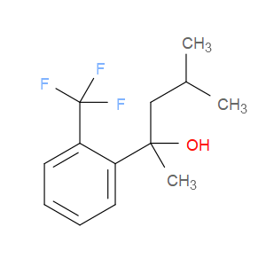 α-Methyl-α-(2-methylpropyl)-2-(trifluoromethyl)benzenemethanol