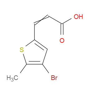 3-(4-Bromo-5-methyl-2-thienyl)-2-propenoic acid