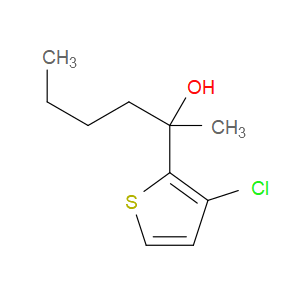 α-Butyl-3-chloro-α-methyl-2-thiophenemethanol