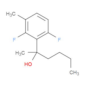 α-Butyl-2,6-difluoro-α,3-dimethylbenzenemethanol