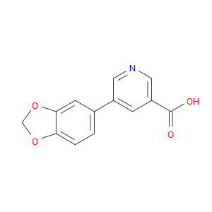 5-(1,3-Benzodioxol-5-yl)-3-pyridinecarboxylic acid