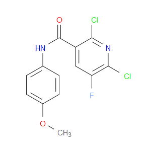 2,6-Dichloro-5-fluoro-N-(4-methoxyphenyl)-3-pyridinecarboxamide