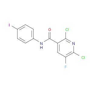 2,6-Dichloro-5-fluoro-N-(4-iodophenyl)-3-pyridinecarboxamide