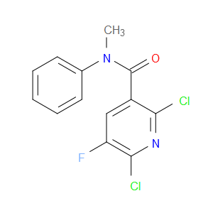 2,6-Dichloro-5-fluoro-N-methyl-N-phenyl-3-pyridinecarboxamide
