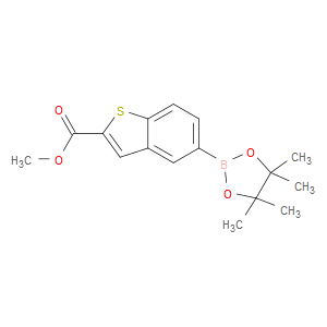 methyl 5-(4,4,5,5-tetramethyl-1,3,2-dioxaborolan-2-yl)-1-benzothiophene-2-carboxylate