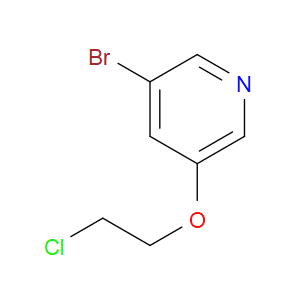 Pyridine, 3-bromo-5-(2-chloroethoxy)-