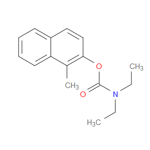 Carbamic acid, diethyl-, 1-methyl-2-naphthalenyl ester