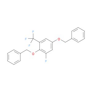 (((2-fluoro-6-(trifluoromethyl)-1,4-phenylene)bis(oxy))bis(methylene))dibenzene