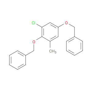 (((2-chloro-6-methyl-1,4-phenylene)bis(oxy))bis(methylene))dibenzene