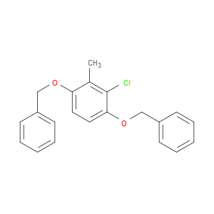 (((2-chloro-3-methyl-1,4-phenylene)bis(oxy))bis(methylene))dibenzene